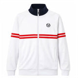Sergio Tacchini New Dallas Track Jacket - White/Maritime Blue/Adrenaline Rush