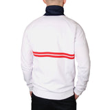 Sergio Tacchini New Dallas Track Jacket - White/Maritime Blue/Adrenaline Rush