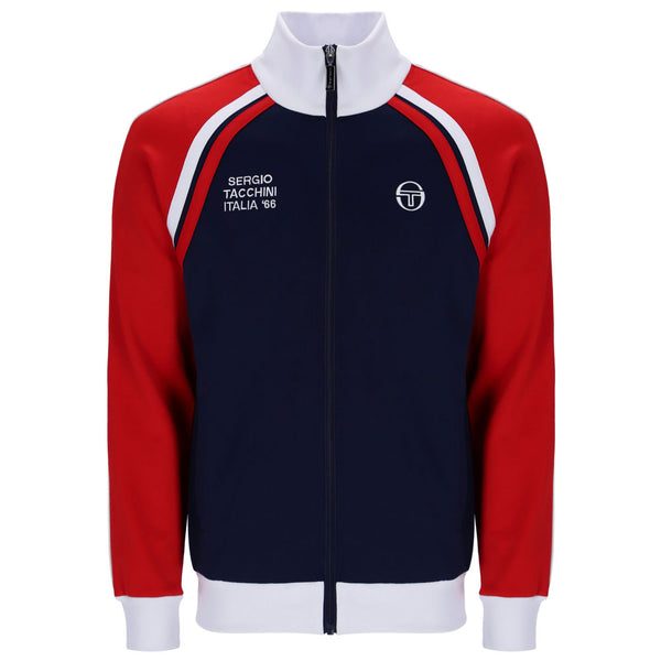 Sergio Tacchini New Ghibli Track Jacket - Maritime Blue / Adrenaline Rush / White
