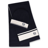 Sergio Tacchini Originale Beanie Hat & Scarf Box Set - Maritime Blue/Gardenia