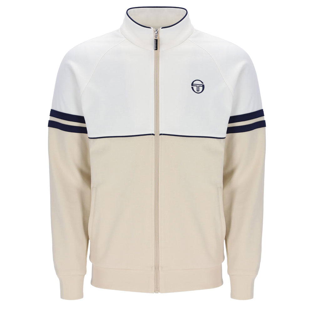 Sergio Tacchini Orion Track Jacket - Gardenia/Sandshell/Maritime Blue