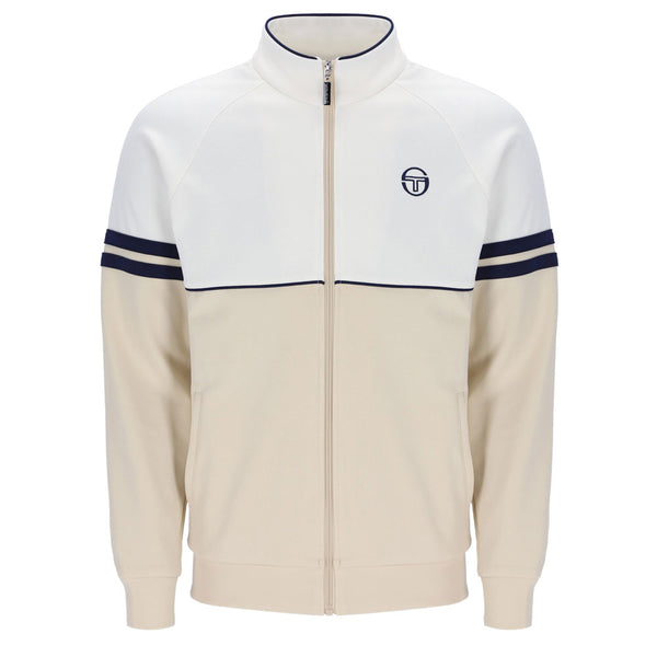 Sergio Tacchini Orion Track Jacket - Gardenia/Sandshell/Maritime Blue