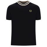 Sergio Tacchini Rainer SS T-Shirt - Black/Peyote
