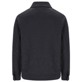 Sergio Tacchini Rico Melton Jacket - Charcoal Marl Grey