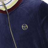 Sergio Tacchini Sartori TJ Velour Track Jacket - Maritime Blue