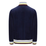 Sergio Tacchini Sartori TJ Velour Track Jacket - Maritime Blue