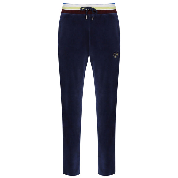 Sergio Tacchini Sartori TJ Velour Track Pant Joggers- Maritime Blue