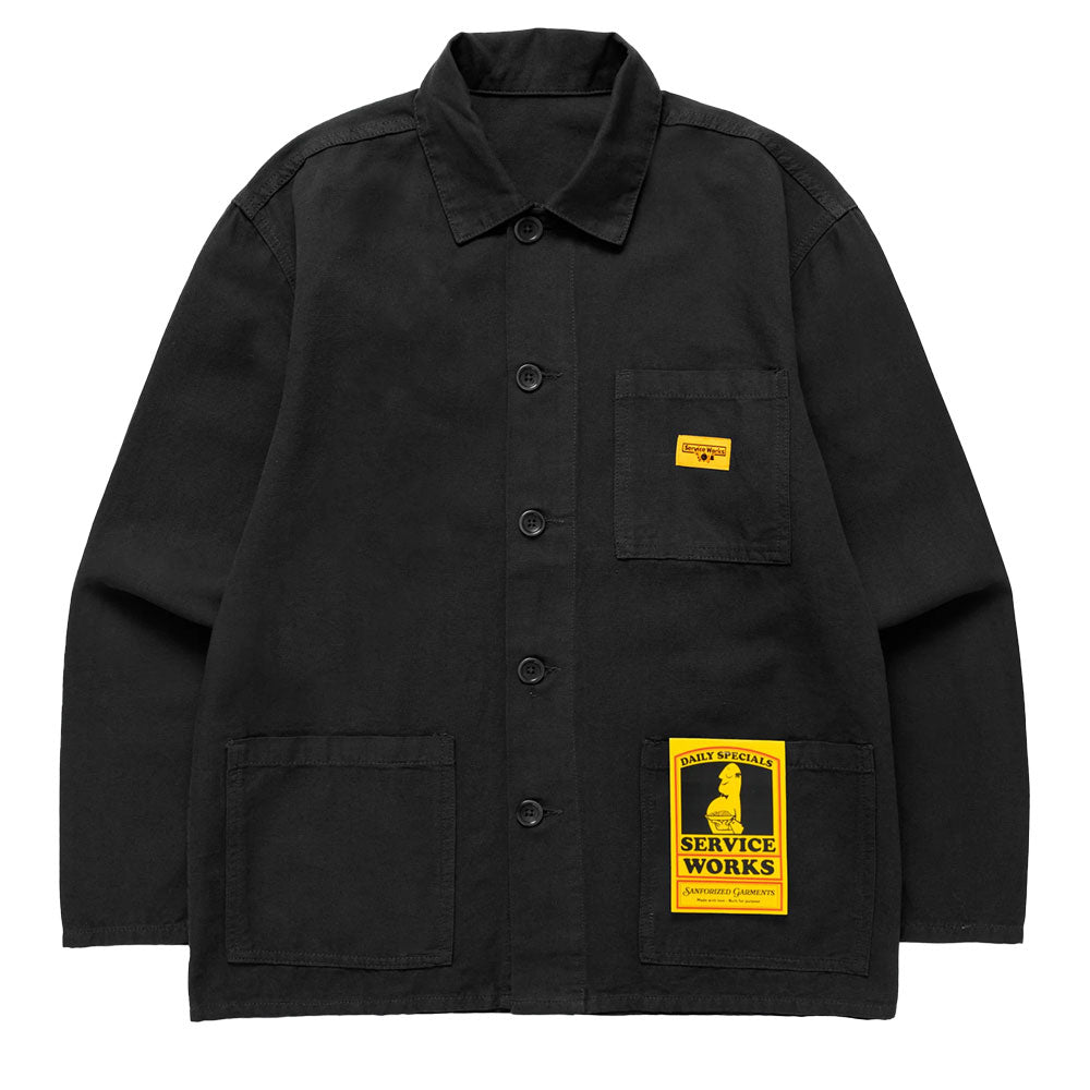 Service Works Classic Chore Shirt Jacket - Black