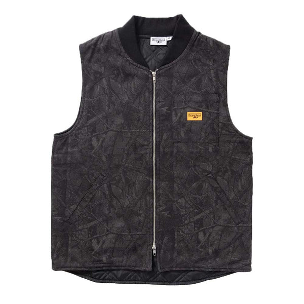 Service Works Xerox Camo Padded Work Vest - Mono Black