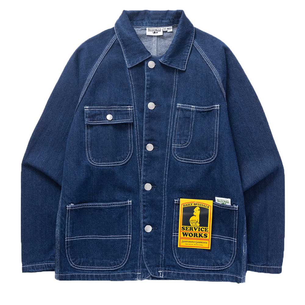 Service Works Denim Coverall 2.0 - One Wash - Denim Blue