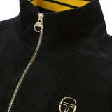 Sergio Tacchini Court Velour Track Jacket - Black