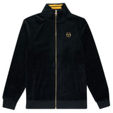 Sergio Tacchini Court Velour Track Jacket - Black