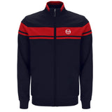 Sergio Tacchini Damarindo Track Jacket - Maritime Blue/Adrenaline Rush Red