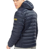 Barbour International Mens Ouston Hooded Slim Quilted Jacket - Navy