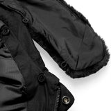 Carhartt Stanley Bomber Jacket With Removable Faux Fur Collar - Black - so-ldn