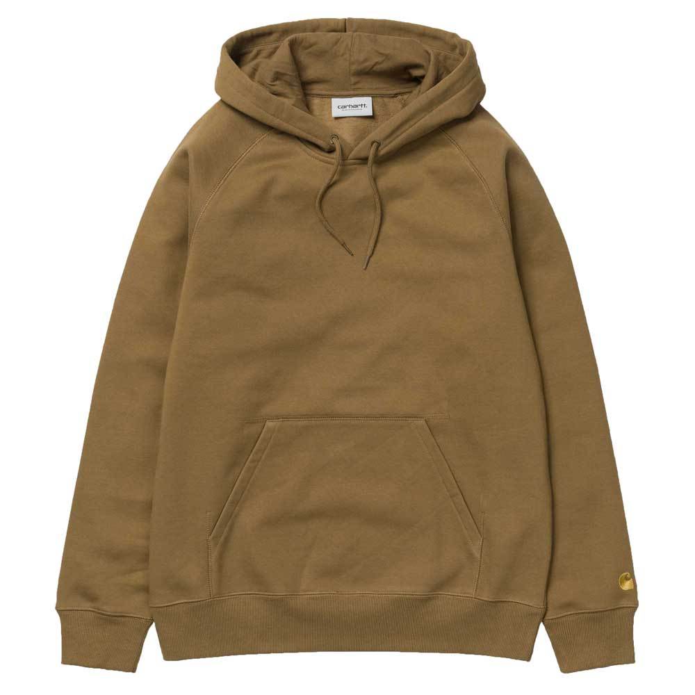 Carhartt WIP Chase Pullover Hoodie - Hamilton Brown - so-ldn