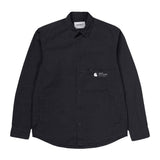 Carhartt WIP Long Sleeve  Coleman Shirt- Black - so-ldn