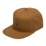 Carhartt WIP Logo Snapback Cap - Hamilton Brown - so-ldn