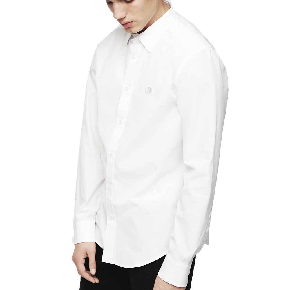 DIESEL S-Bill Cotton Shirt - White - so-ldn