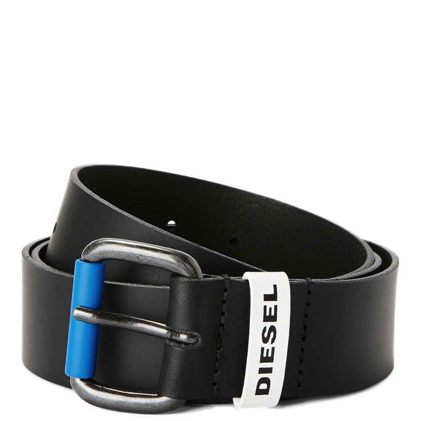 Diesel B-Canda Leather Belt - Black - so-ldn