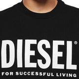 Diesel S-GIR-Division-Logo Felpa Sweatshirt - Black