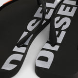 Diesel SA Briian Flip Flops Sandals  -  Black - so-ldn