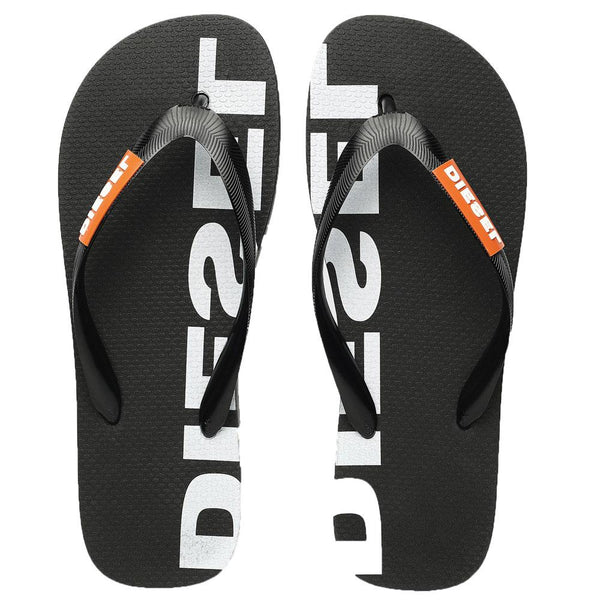 Diesel SA Briian Flip Flops Sandals  -  Black - so-ldn
