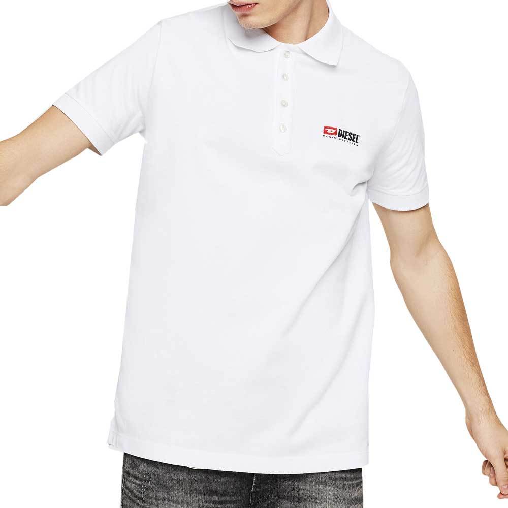Diesel T-Weet-Div Logo Polo Shirt - White
