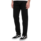 Edwin ED-80 Slim Tapered Jeans - CS White Listed Black Selvage Stretch Denim - Rinsed - so-ldn