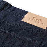 Edwin ED-80 Slim Tapered Jeans Kingston Blue Denim - Rinsed - so-ldn