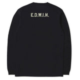 Edwin I.D.C.W.F Long Sleeve T-Shirt - Black - so-ldn