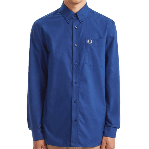 Fred Perry Oxford Shirt M7550 - Medieval Blue