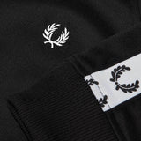 Fred Perry Sports Authentic Taped Track Jacket - Classic Black