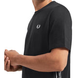 Fred Perry Taped Side T-Shirt - Black M7534