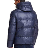 Guess Hooded Puffer Jacket - Blue Navy M94L42