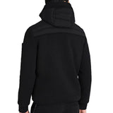 Guess Men's Quilted-Look Hooded Puffer Jacket - Black