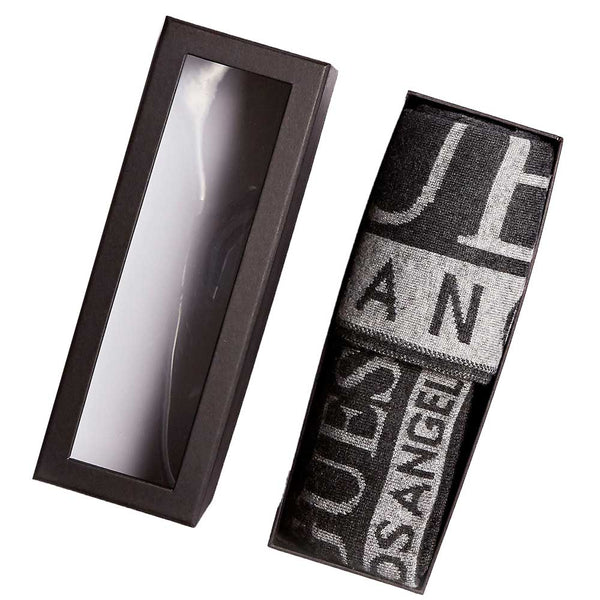 Guess Two-Tone Logo Scarf Gift Box - Grey