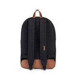 Herschel Supply Co Heritage Backpack - Black / Tan - so-ldn