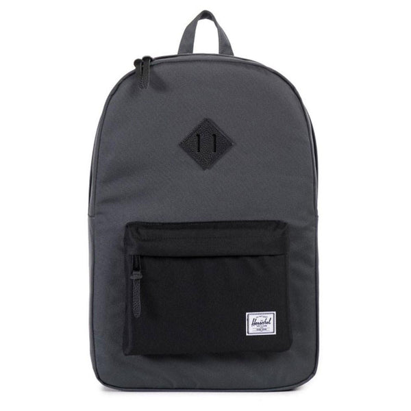 Herschel Supply Co. Heritage Backpack - Grey Dark Shadow / Black - so-ldn