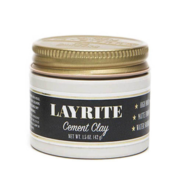 Layrite Travel Size Cement Hair Clay Cream - so-ldn