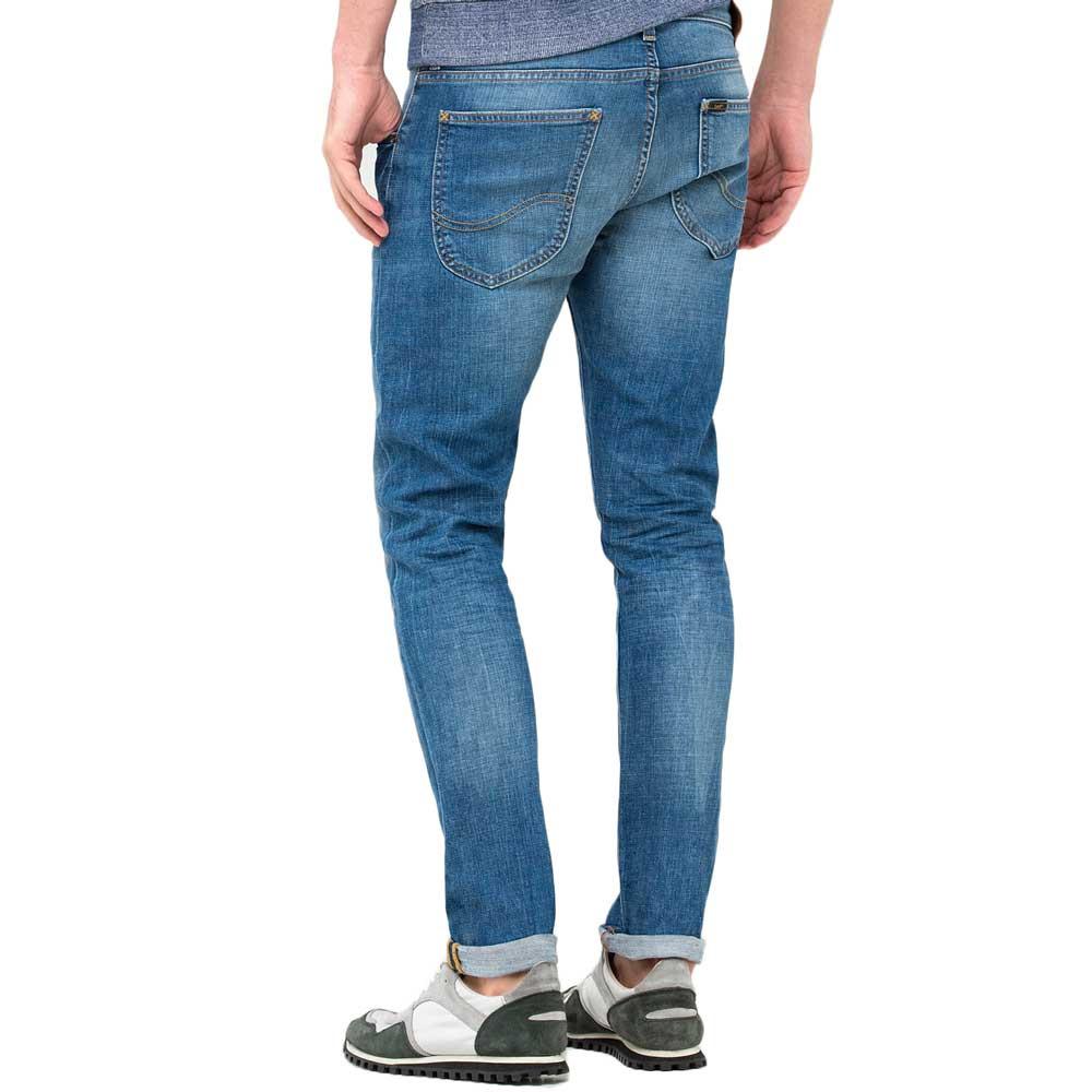 Lee Jeans Luke Slim Tapered Fit Denim Jeans - Authentic Blue - so-ldn