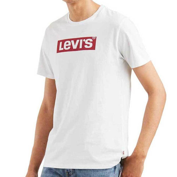 Levi's Graphic Setin Neck 2 Levis Logo T shirt - White - so-ldn