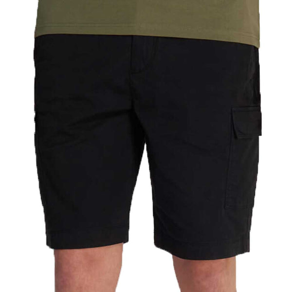 Lyle And Scott Cotton Cargo Shorts - Black SH1206V