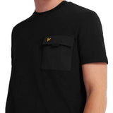 Lyle & Scott Chest Pocket T-Shirt  - Black TS1236V