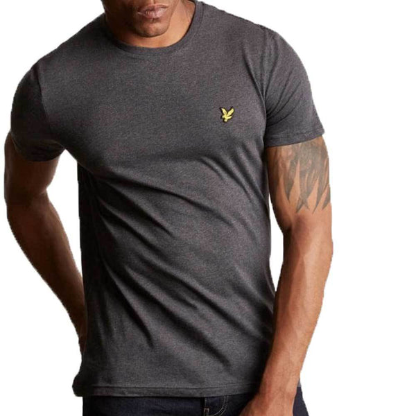 Lyle & Scott Crew Neck T-Shirt - Charcoal Marl