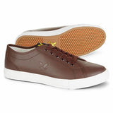 Lyle and Scott Teviot Leather Trainers - Brown - so-ldn