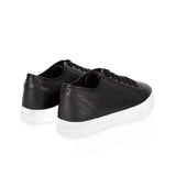 Lyle and Scott Teviot Leather Trainers - Black - so-ldn