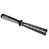 Rumble 59 Schmiere - Butterfly Knife Switchblade Hair Comb - so-ldn