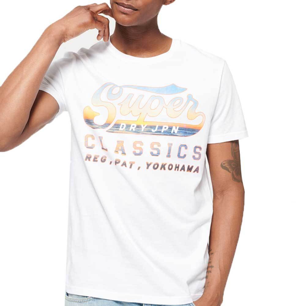Superdry Mens Classics Lite T-Shirt - Swoosh White - so-ldn