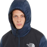 The North Face Himalayan Light Down Hooded Jacket - Navy And Black - so-ldn
